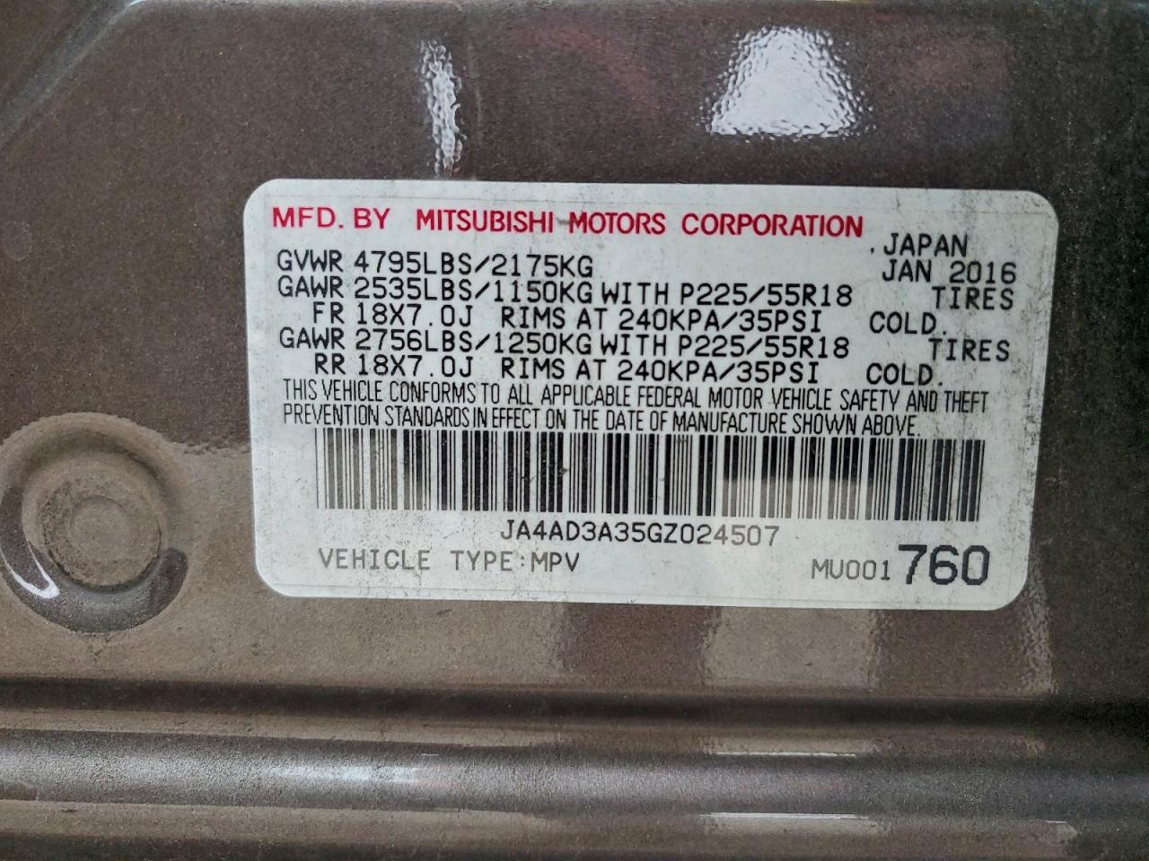 2016 MITSUBISHI OUTLANDER SE photo 13