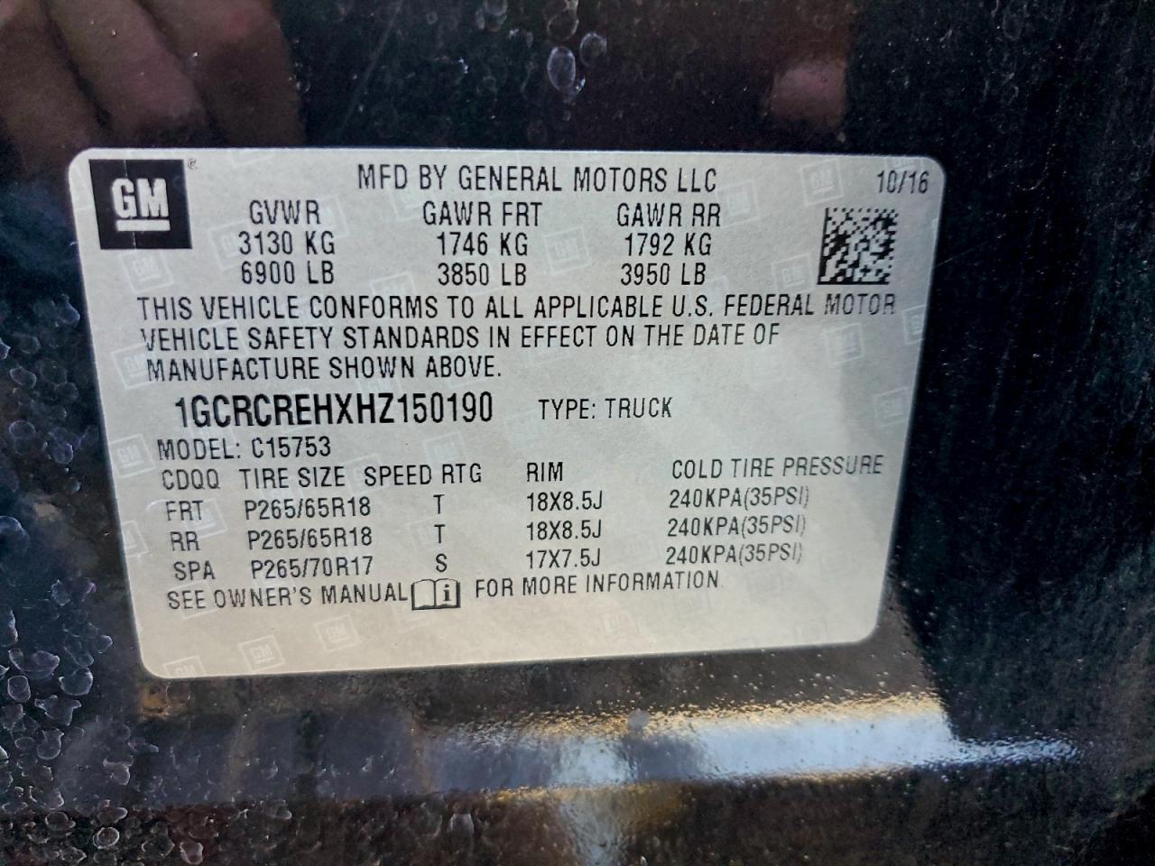 2017 CHEVROLET SILVERADO C1500 LT photo 12