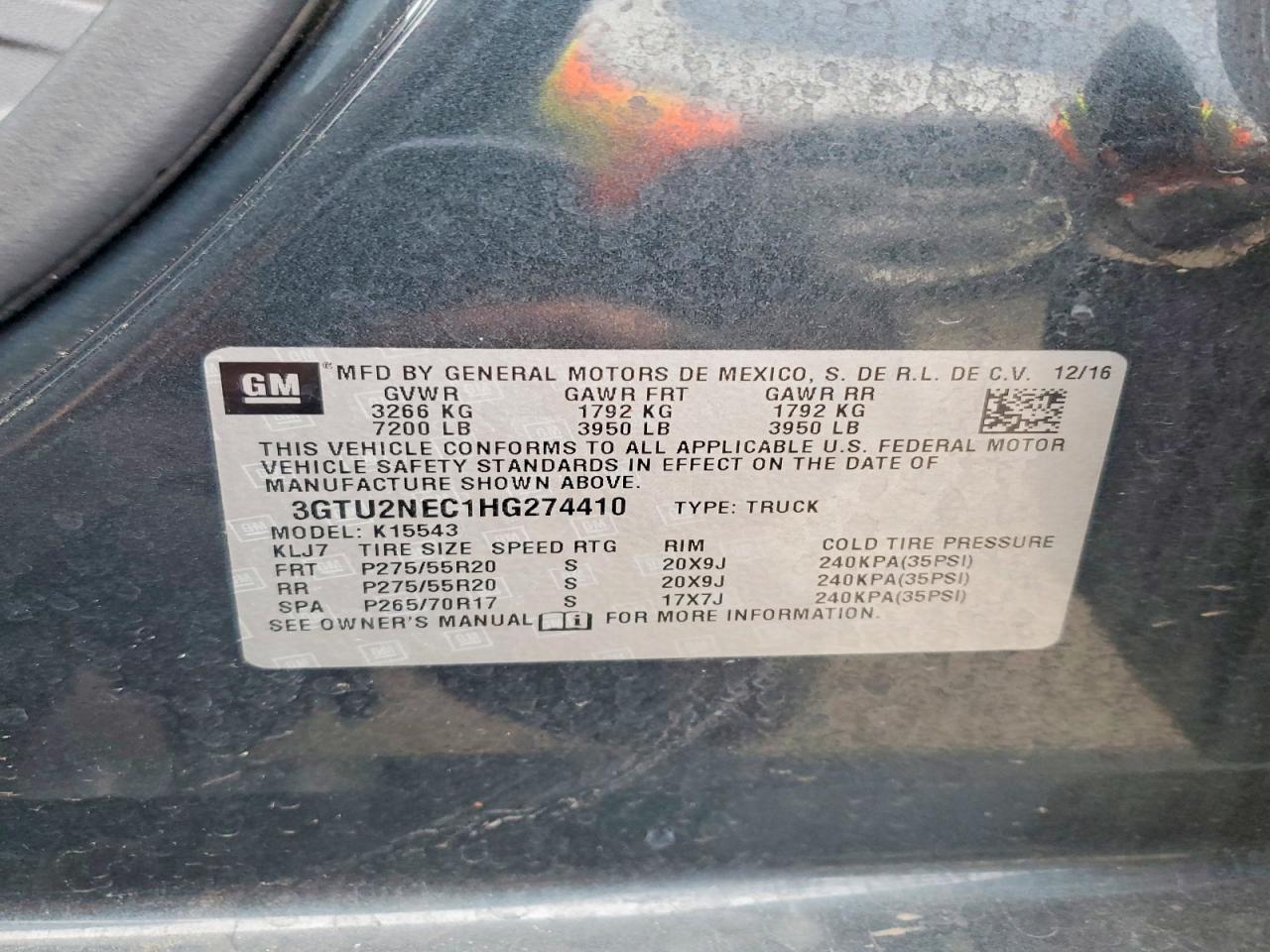 2017 GMC SIERRA K1500 SLT photo 12