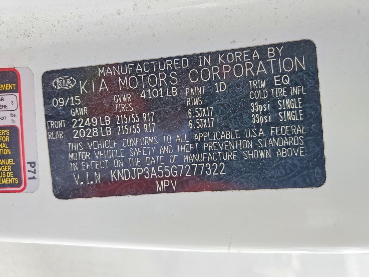 2016 KIA SOUL + photo 12