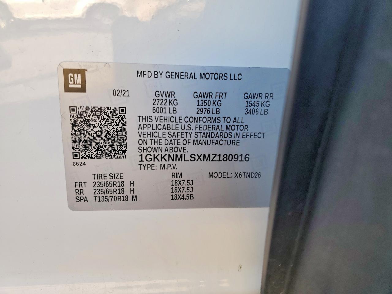 2021 GMC ACADIA SLT photo 13
