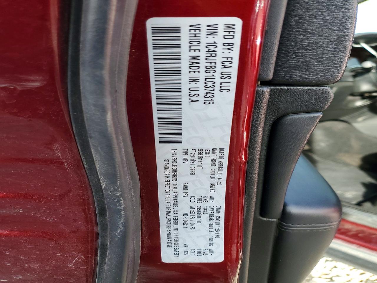 2020 JEEP GRAND CHEROKEE LIMITED photo 37
