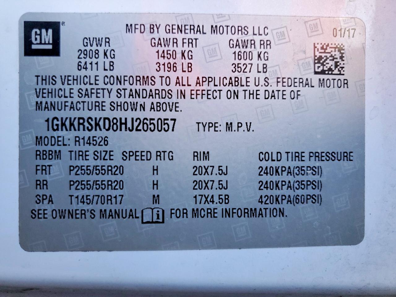 2017 GMC ACADIA LIMITED SLT-2 photo 13