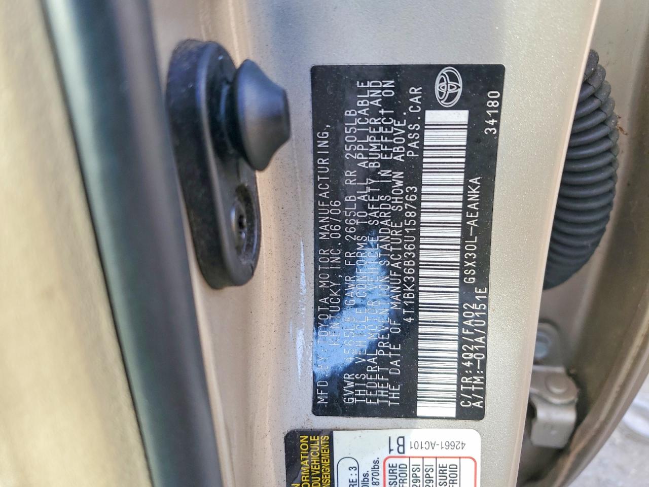 2006 TOYOTA AVALON XL photo 23