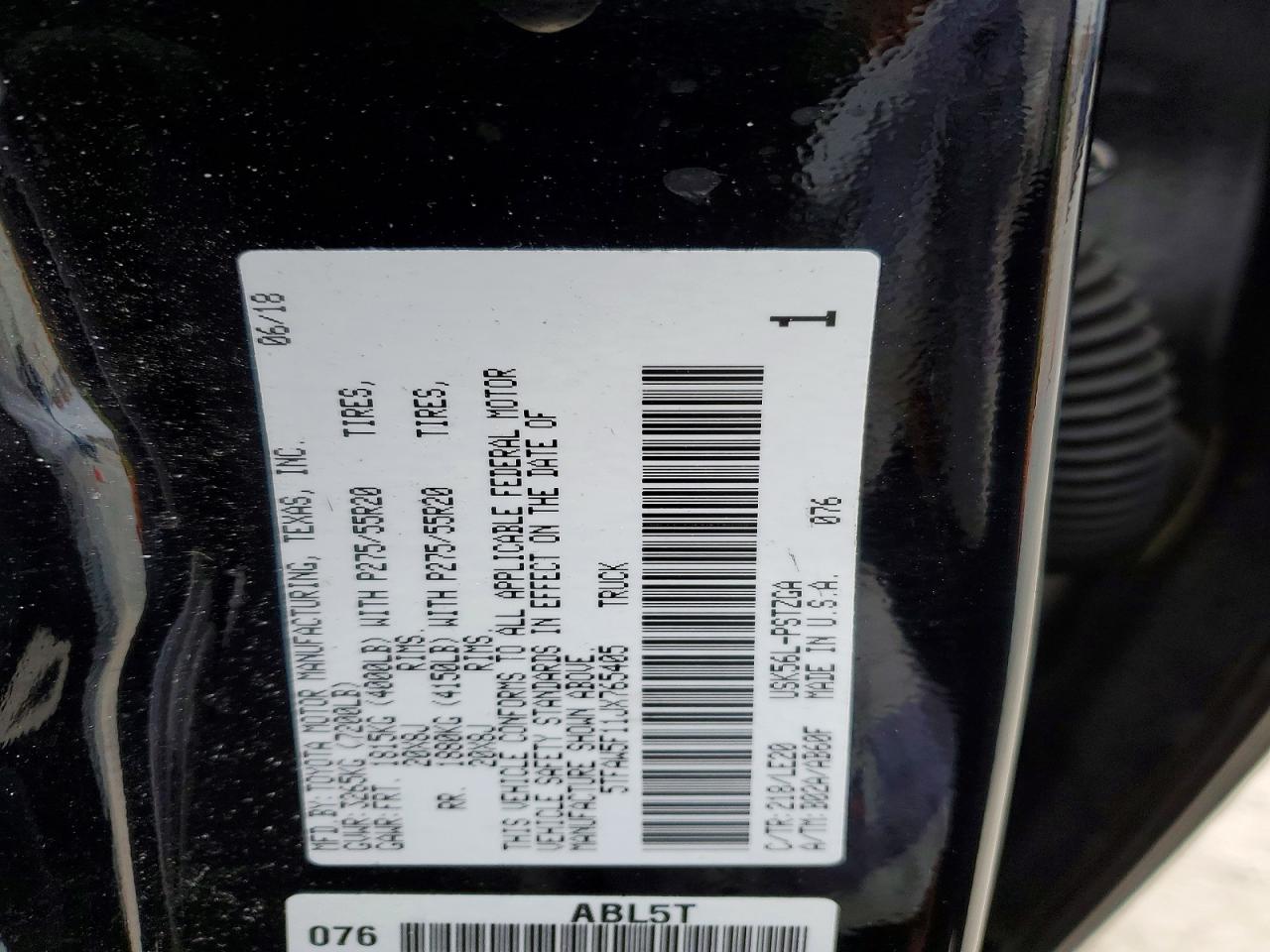 2018 TOYOTA TUNDRA PLATINUM photo 23
