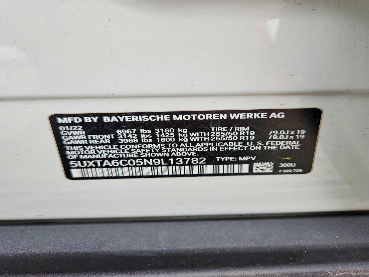 2022 BMW X5 XDRIVE45E photo 13