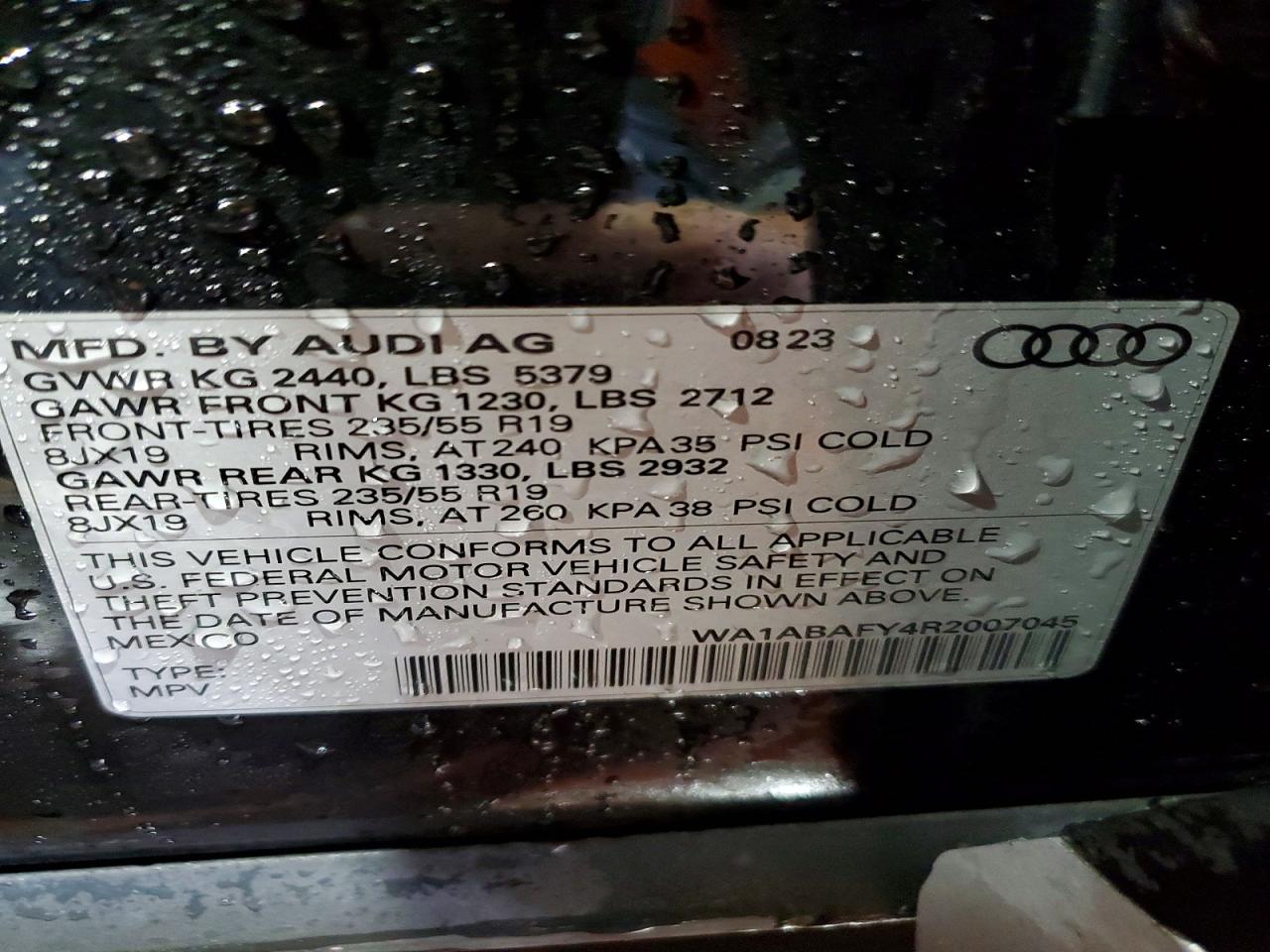 2024 AUDI Q5 PREMIUM 40 photo 13