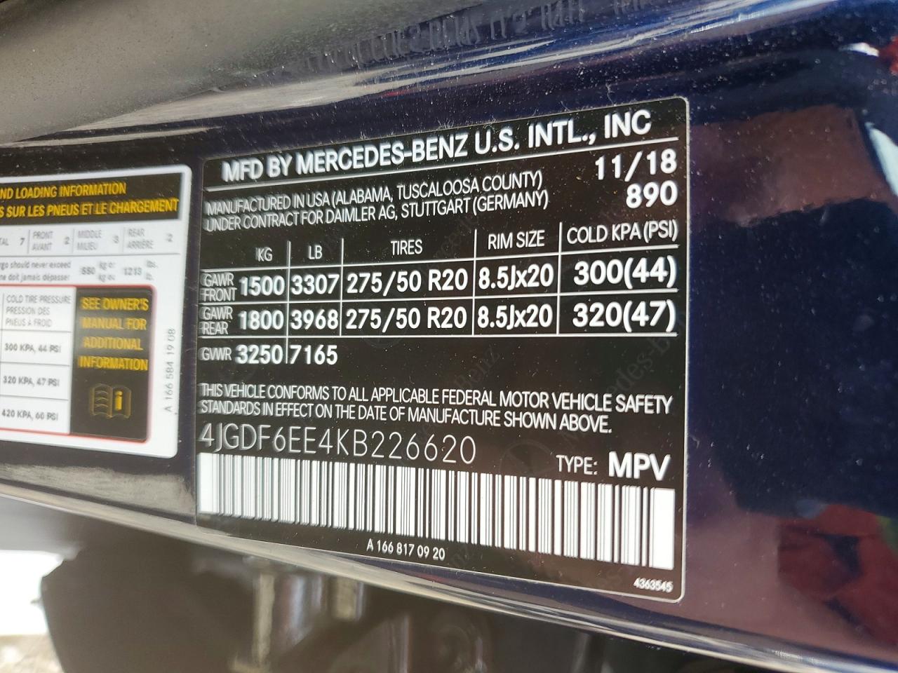 2019 MERCEDES-BENZ GLS 450 4MATIC photo 14