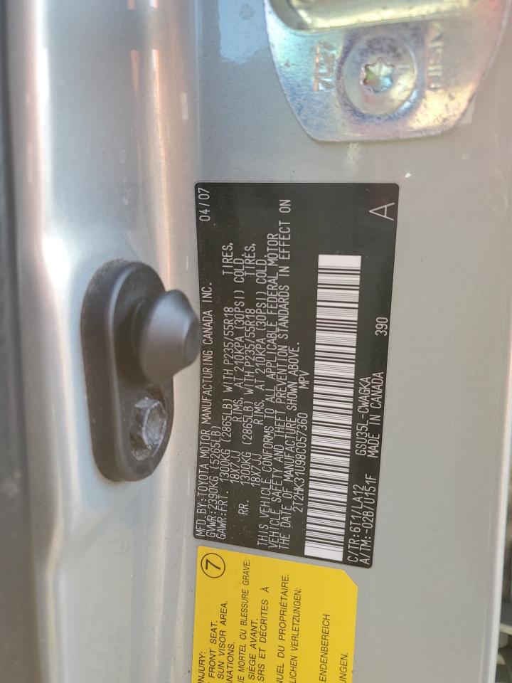 2008 LEXUS RX 350 photo 14