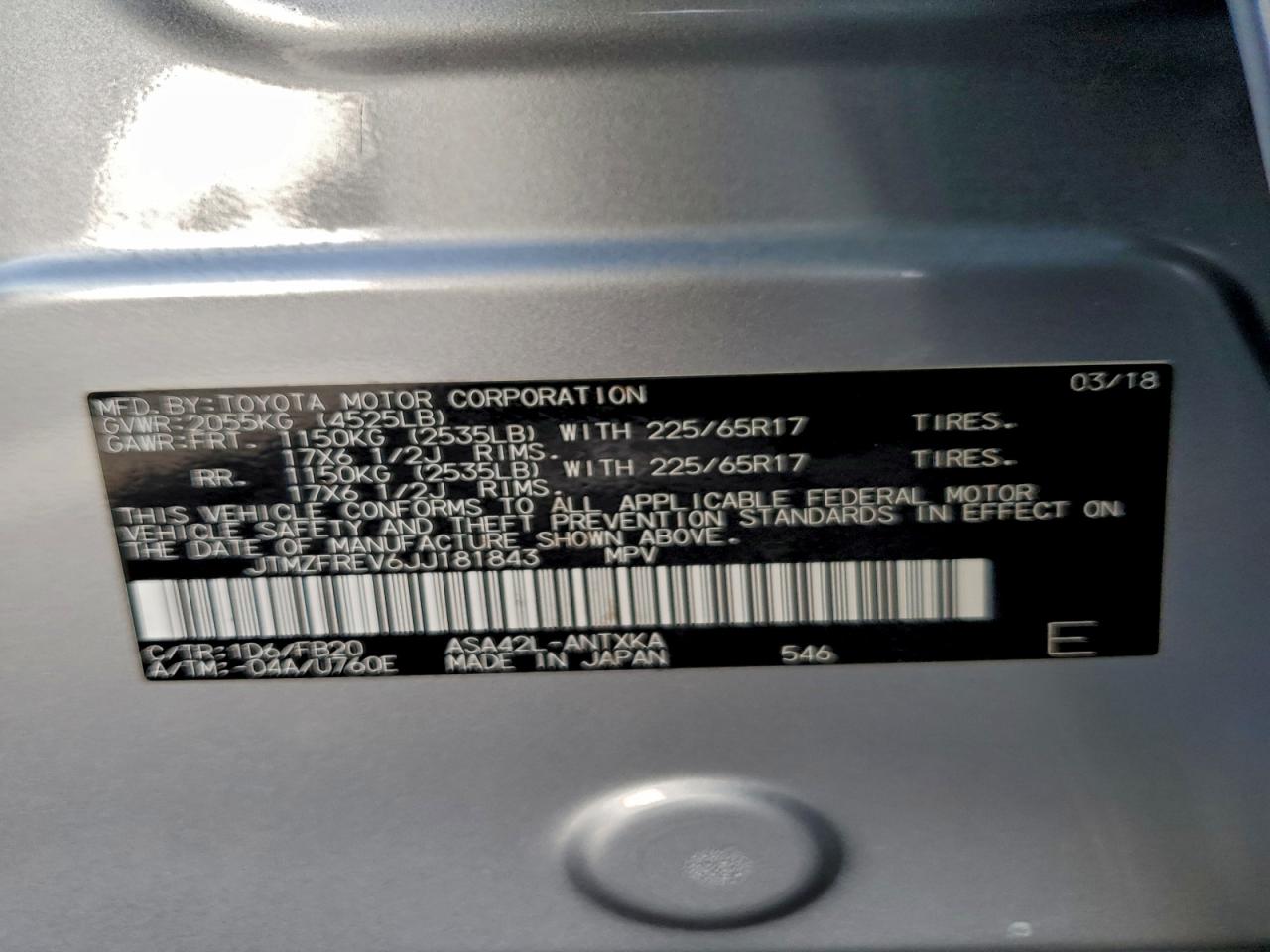 2018 TOYOTA RAV4 LE photo 13