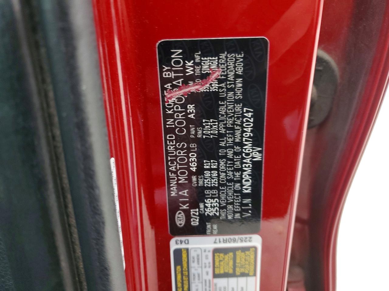 2021 KIA SPORTAGE LX photo 13