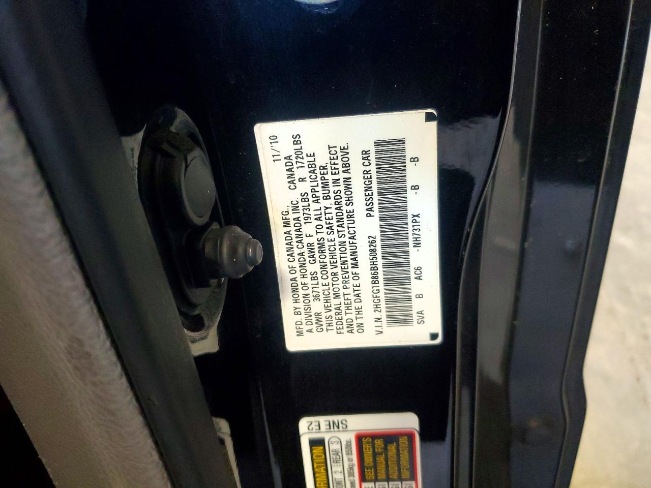 2011 HONDA CIVIC EX photo 13