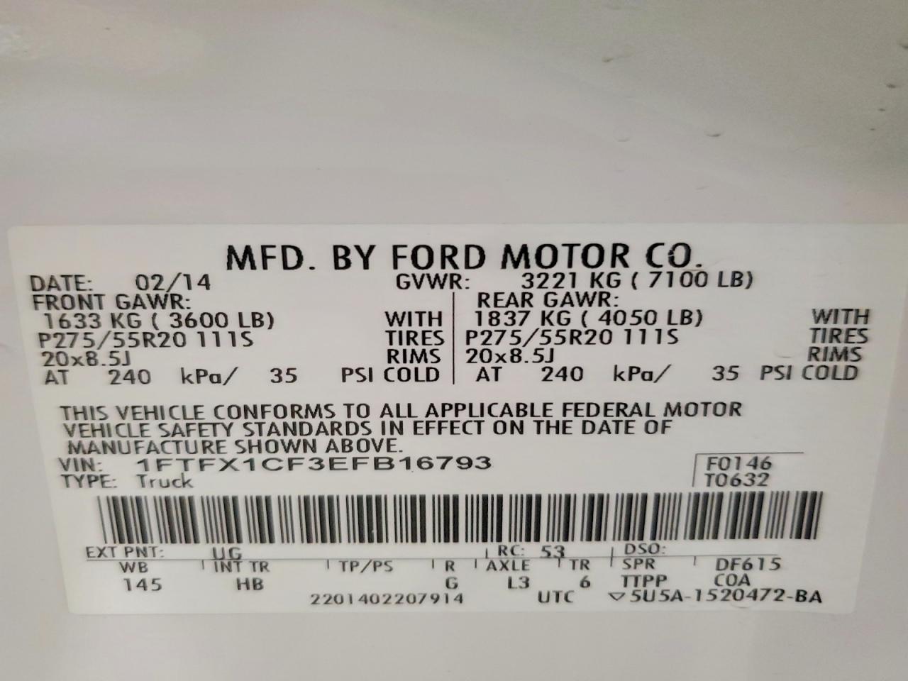 2014 FORD F150 SUPER CAB photo 12
