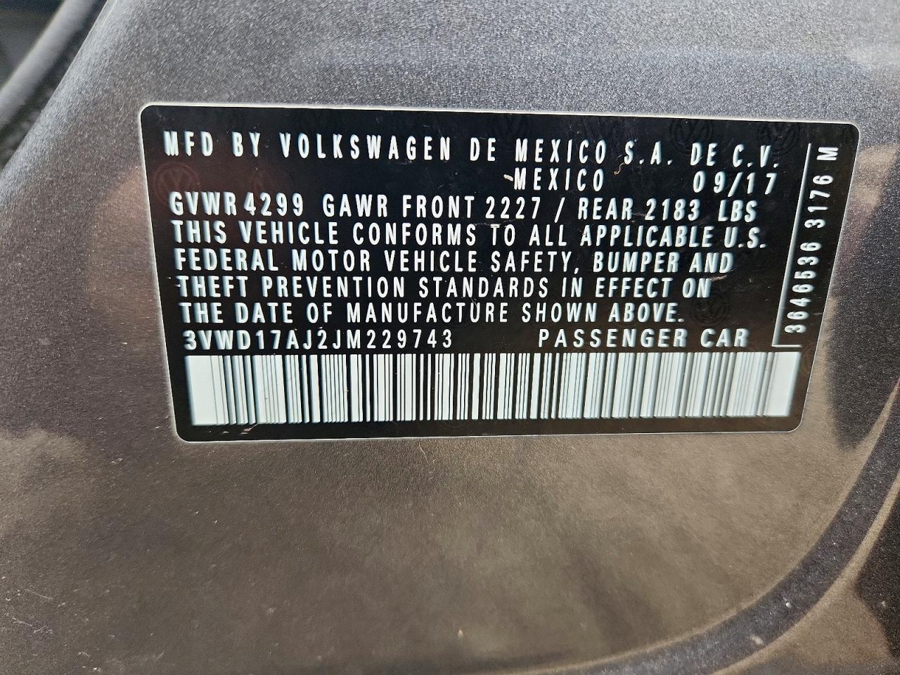 2018 VOLKSWAGEN JETTA SPORT photo 12