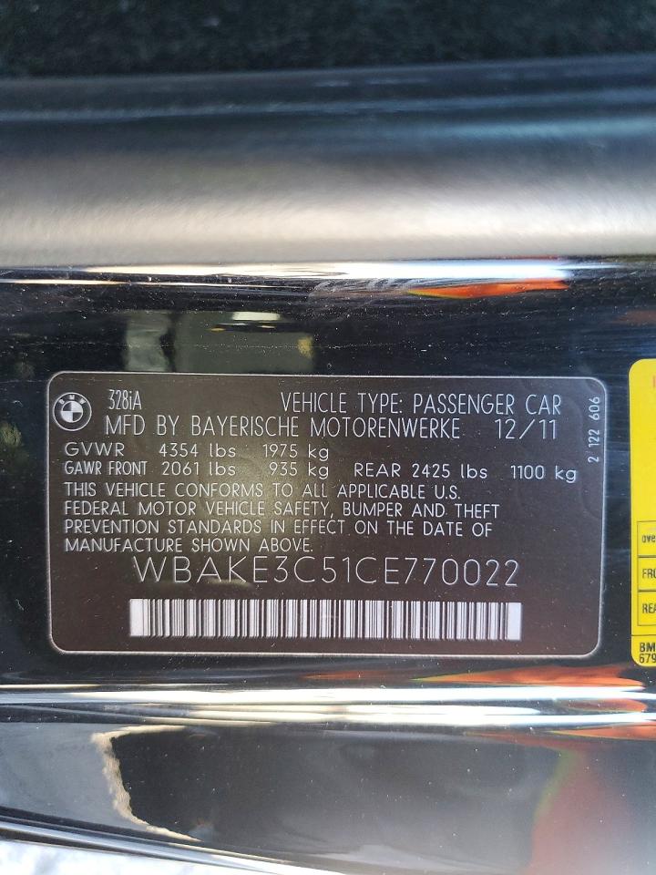 2012 BMW 328 I photo 13