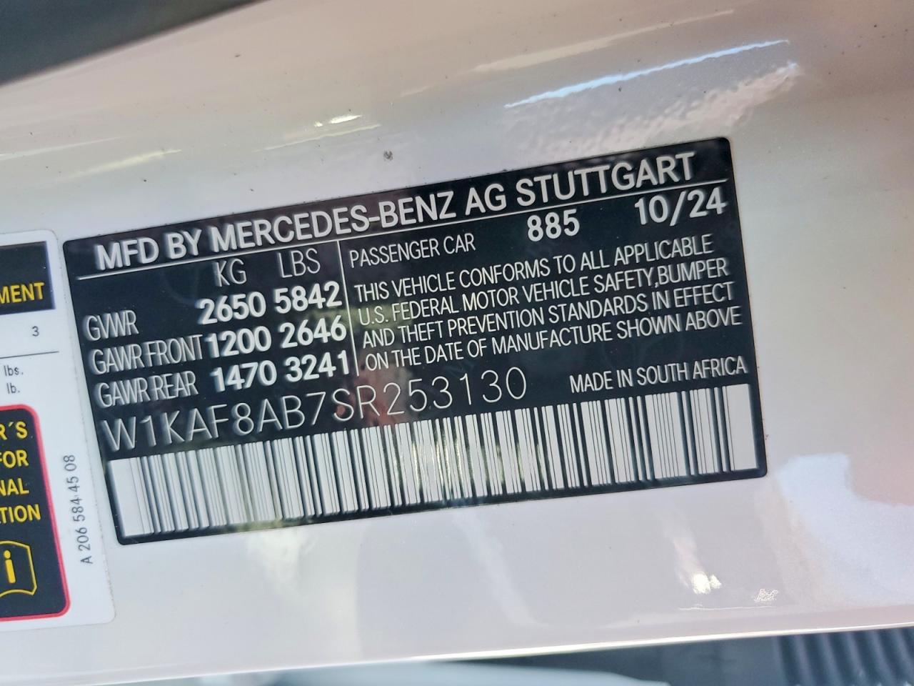 2025 MERCEDES-BENZ C 63 AMG S E PERFORMANCE photo 12