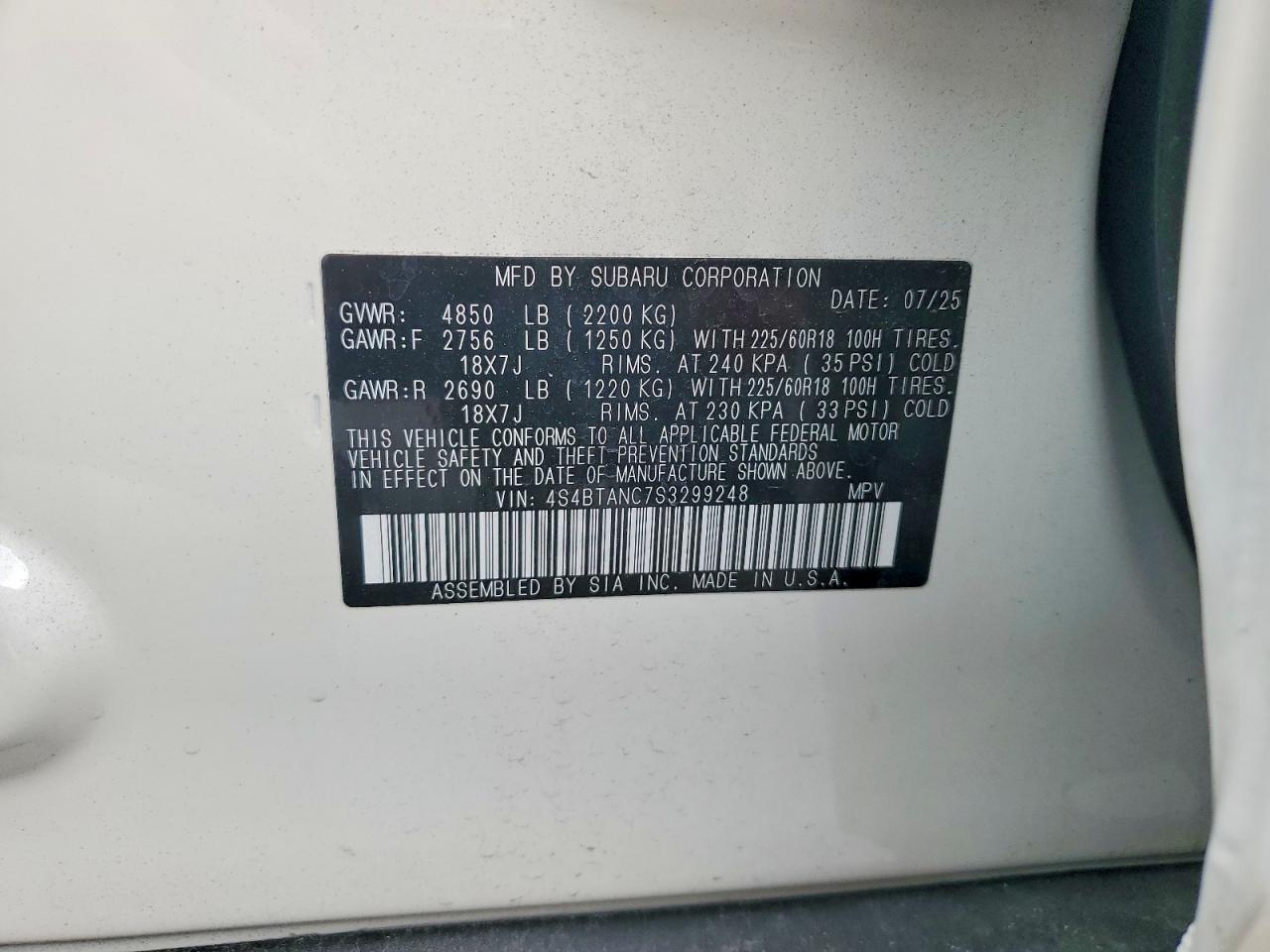 2025 SUBARU OUTBACK LIMITED photo 13