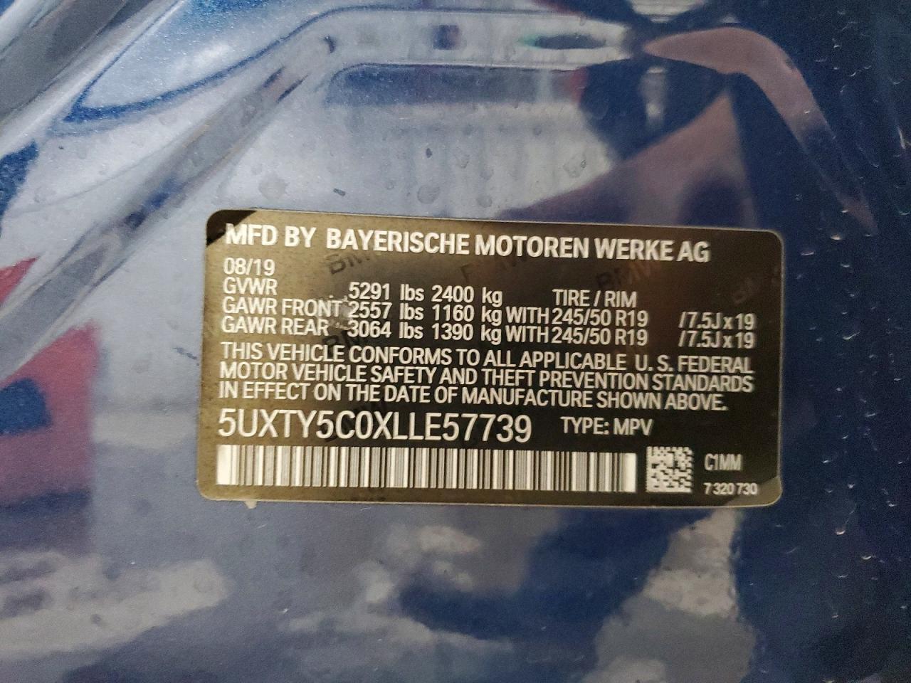 2020 BMW X3 XDRIVE30I photo 14