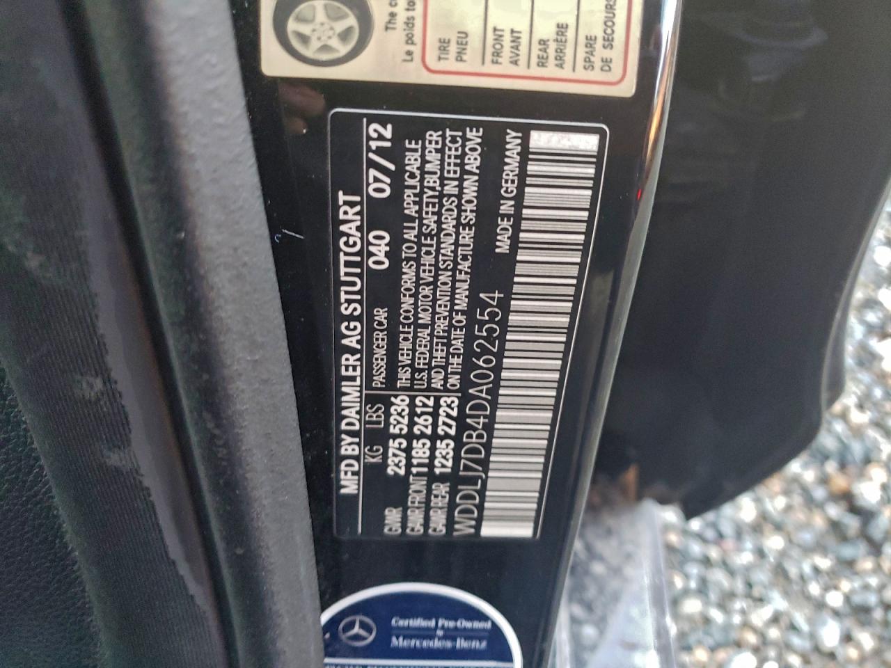 2013 MERCEDES-BENZ CLS 550 photo 12