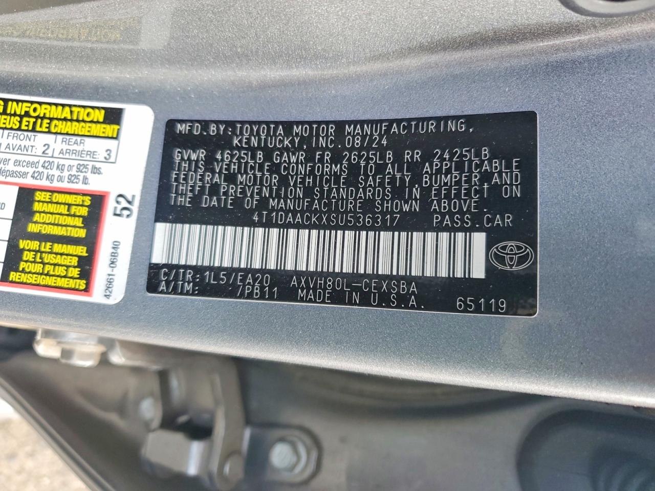 2025 TOYOTA CAMRY XSE photo 12