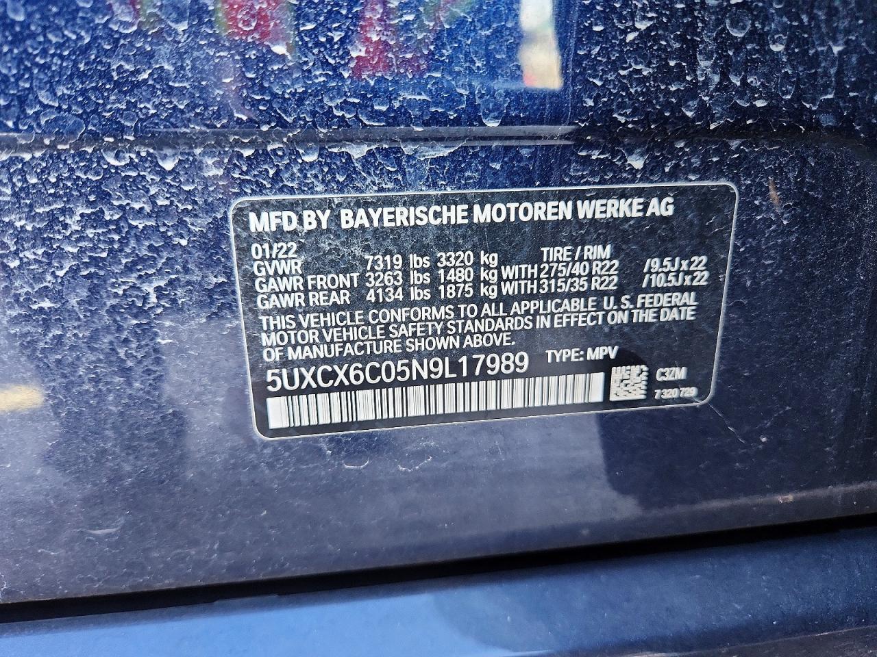 2022 BMW X7 M50I photo 13