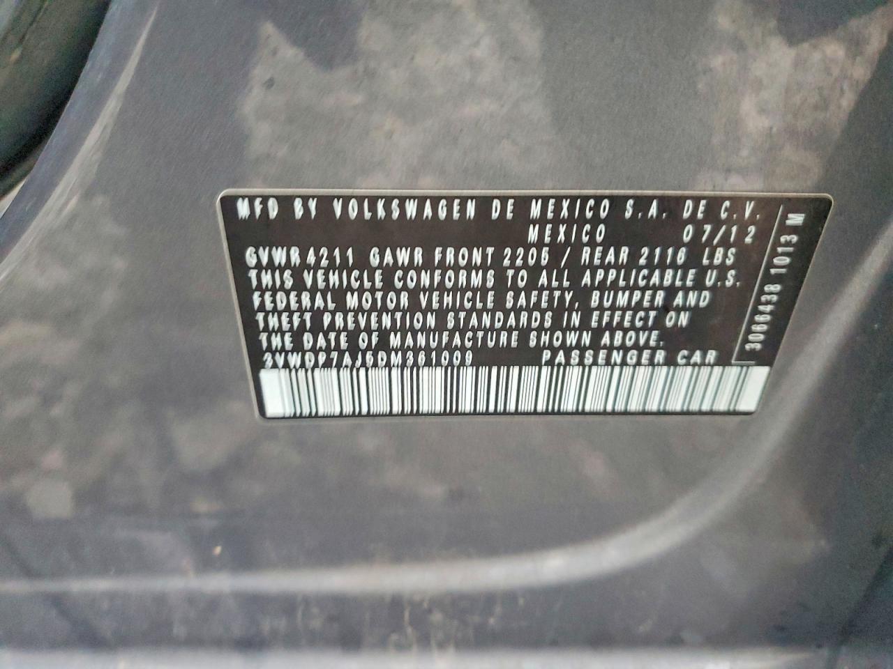 2013 VOLKSWAGEN JETTA SE photo 13