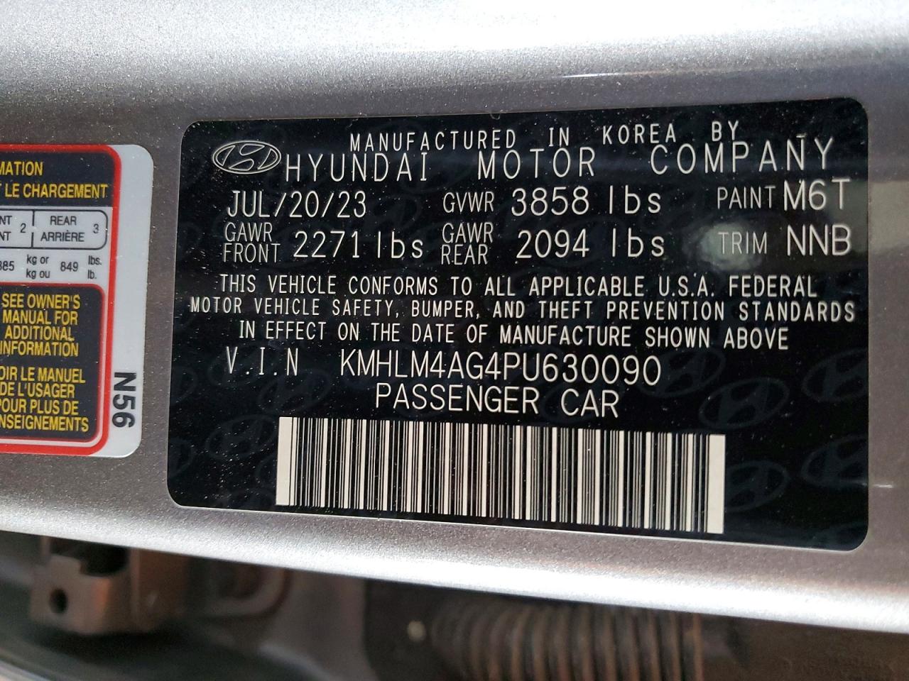 2023 HYUNDAI ELANTRA SEL photo 12