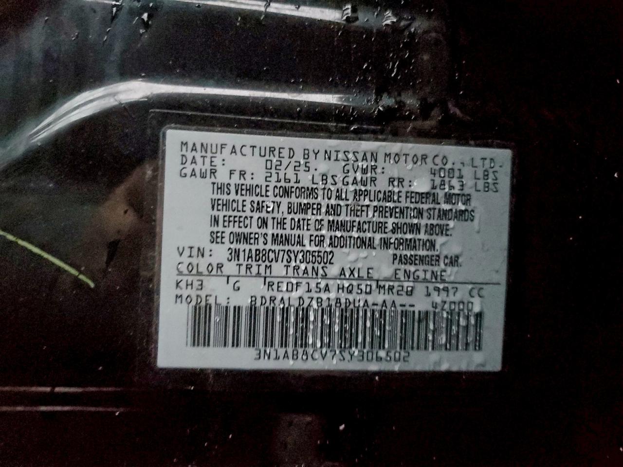 2025 NISSAN SENTRA SV photo 12