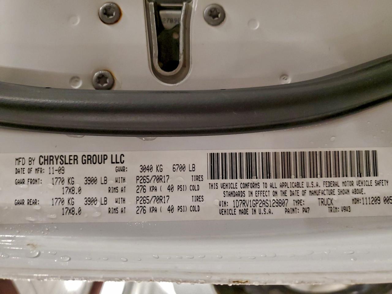 2010 DODGE RAM 1500 photo 12