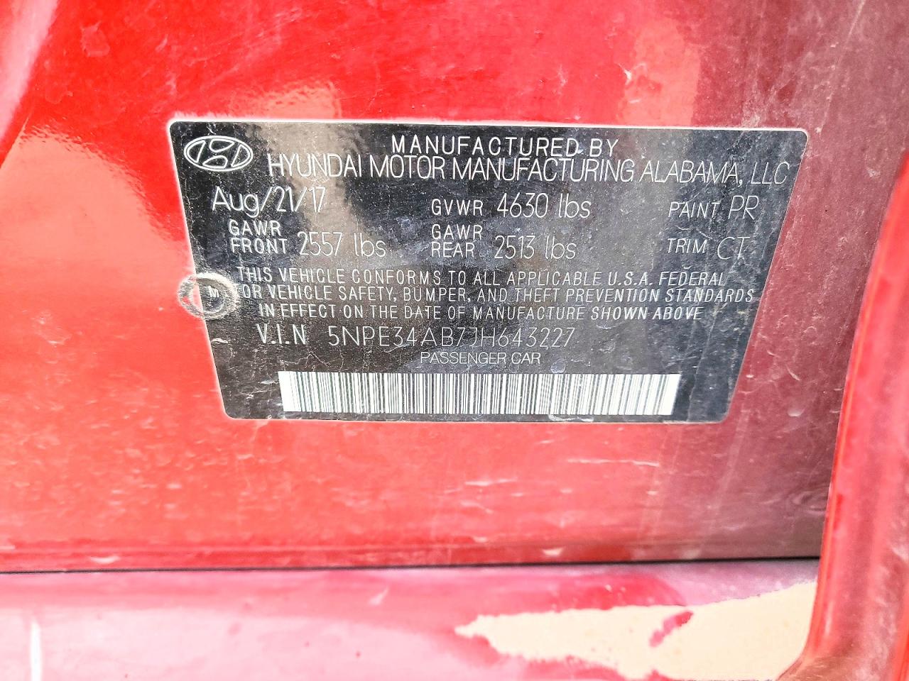 2018 HYUNDAI SONATA SPORT photo 13