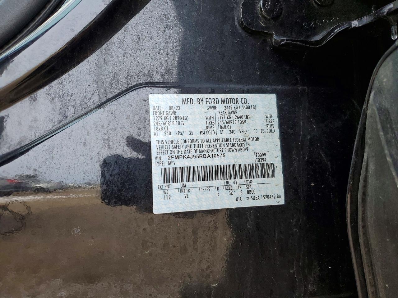2024 FORD EDGE SEL photo 12