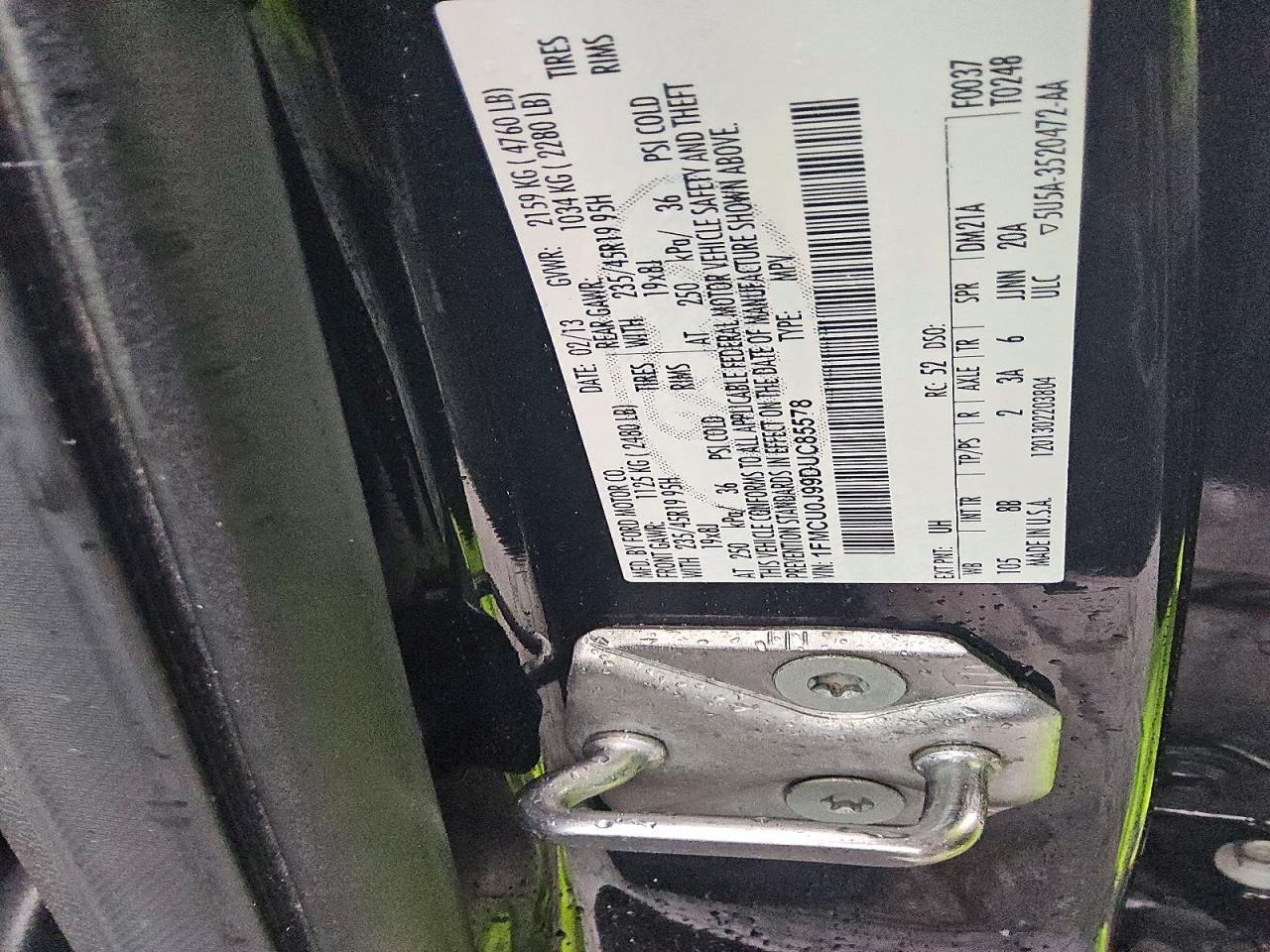 2013 FORD ESCAPE TITANIUM photo 13