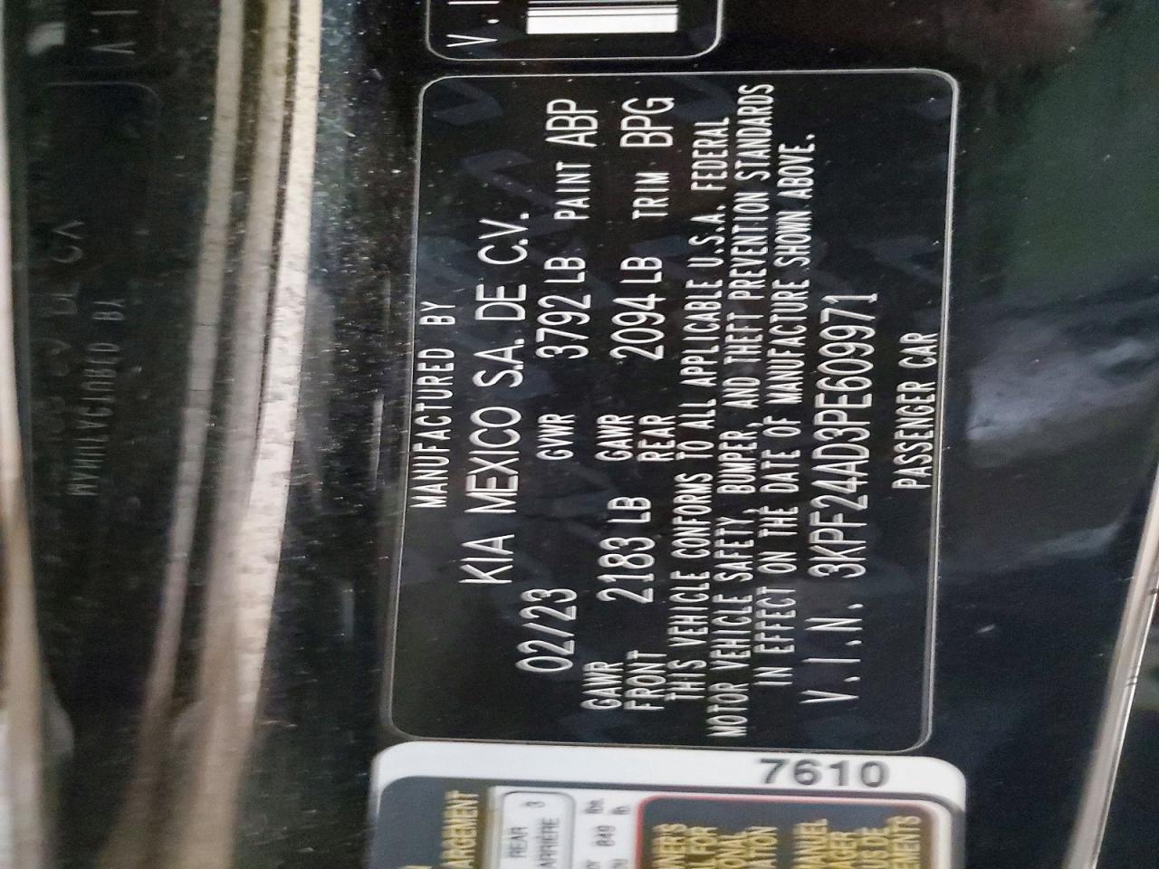 2023 KIA FORTE LXS photo 25