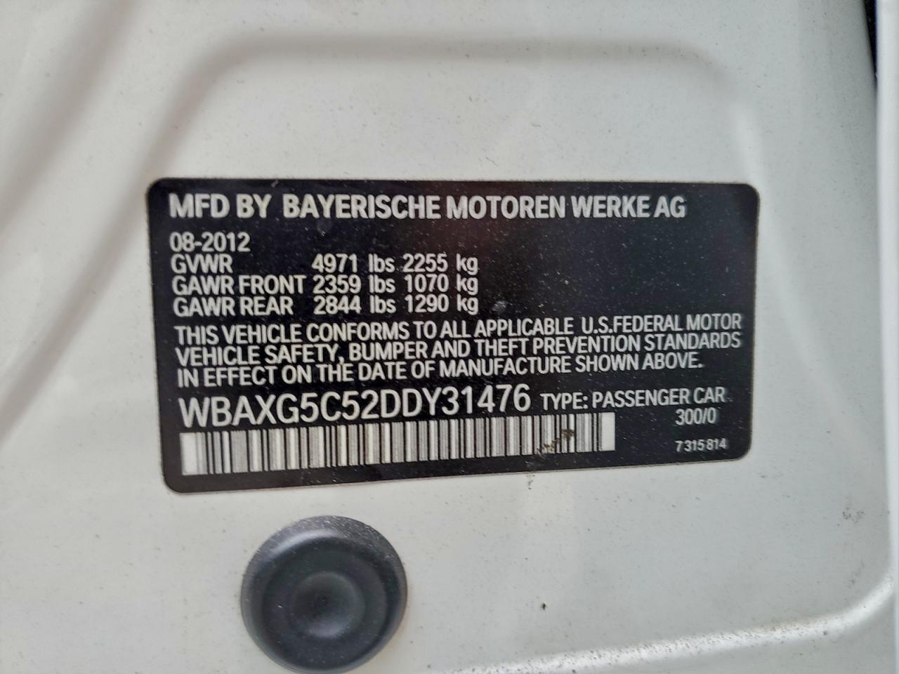 2013 BMW 528 I photo 12