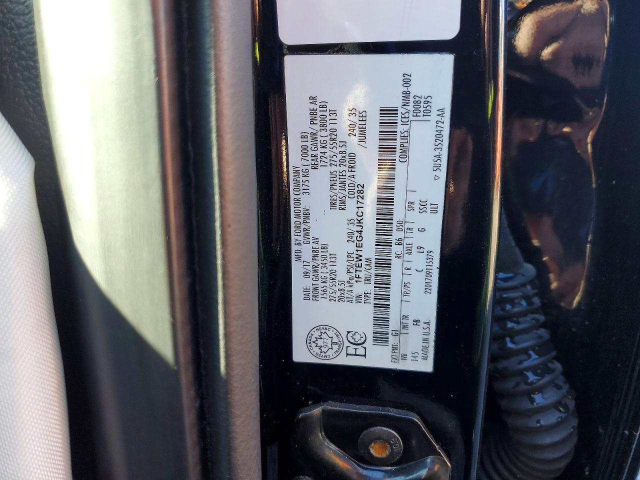 2018 FORD F150 SUPERCREW photo 12