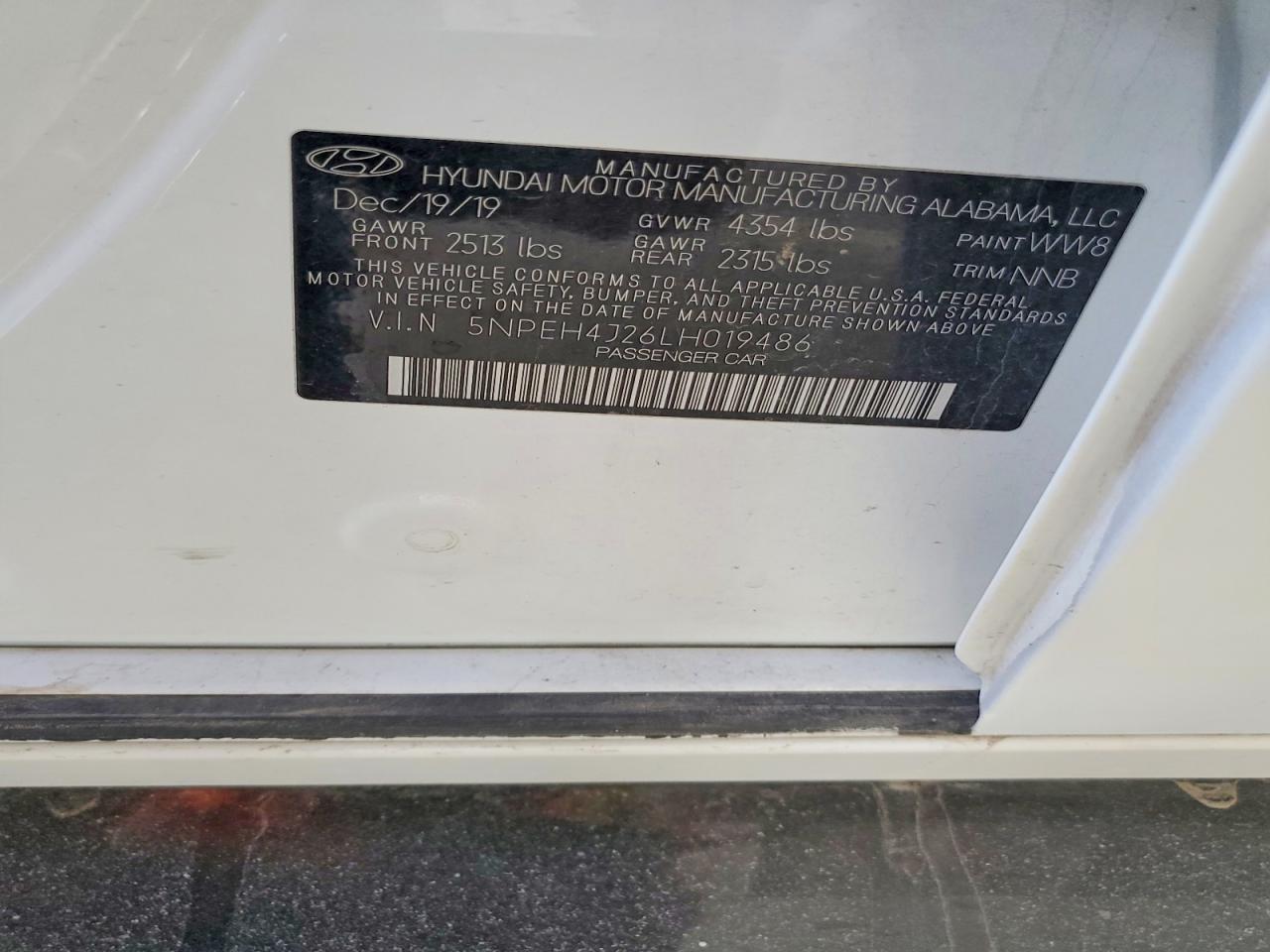 2020 HYUNDAI SONATA LIMITED photo 13