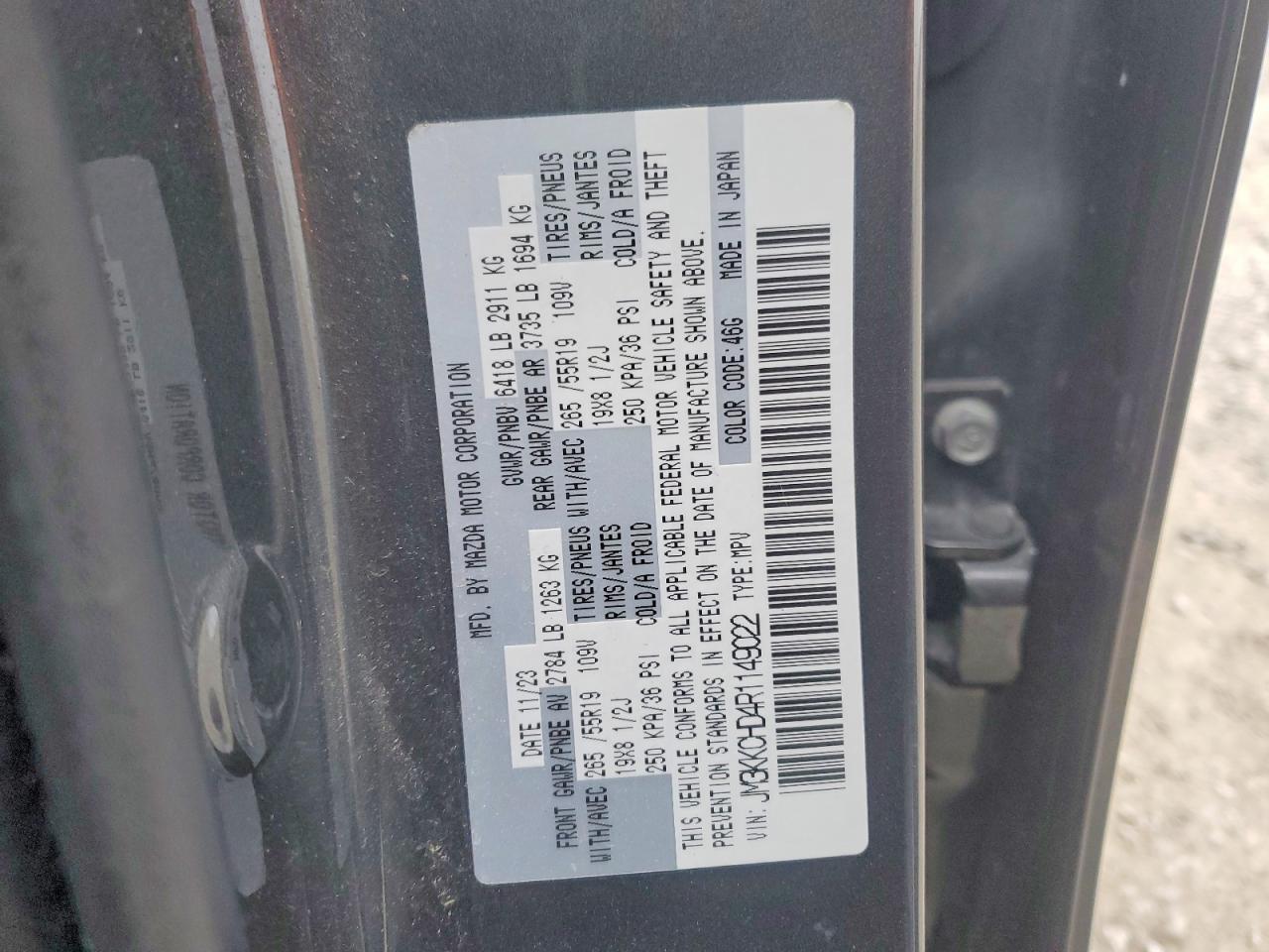 2024 MAZDA CX-90 PREFERRED PLUS photo 13