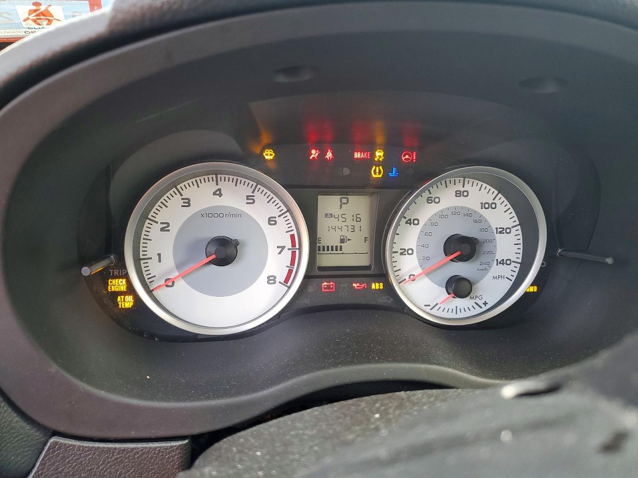 2012 SUBARU IMPREZA photo 9