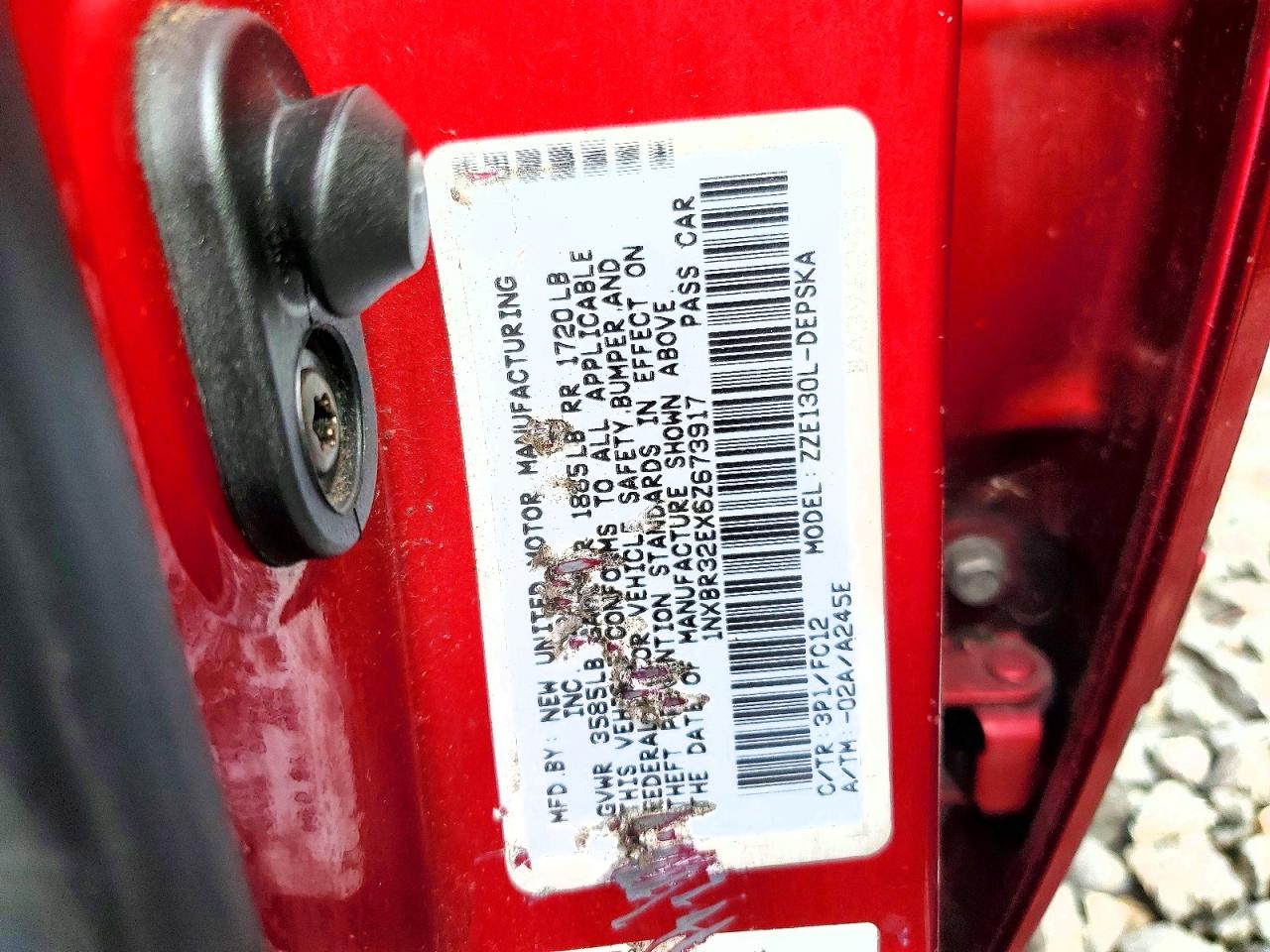 2006 TOYOTA COROLLA CE photo 13