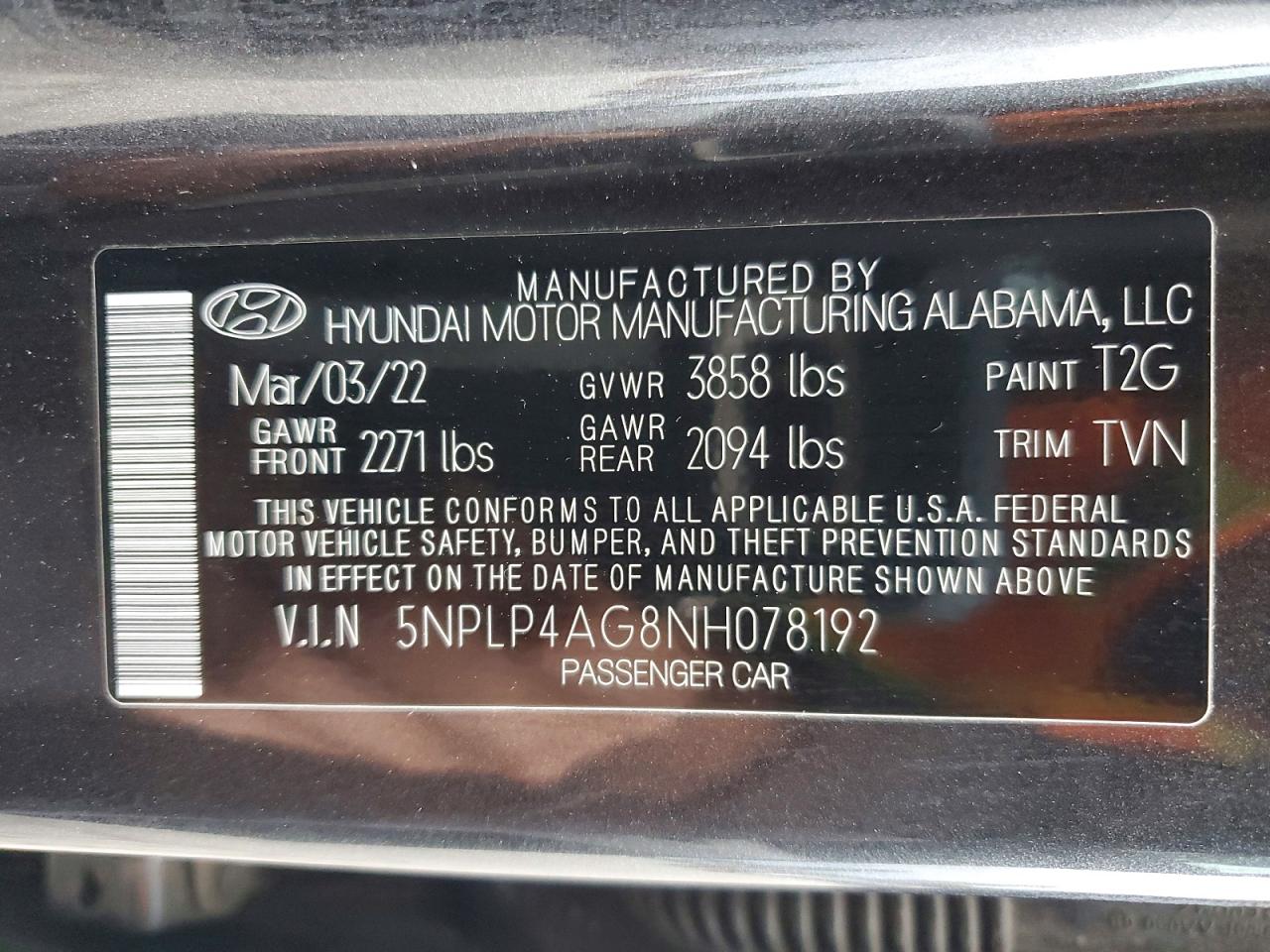 2022 HYUNDAI ELANTRA LIMITED photo 12