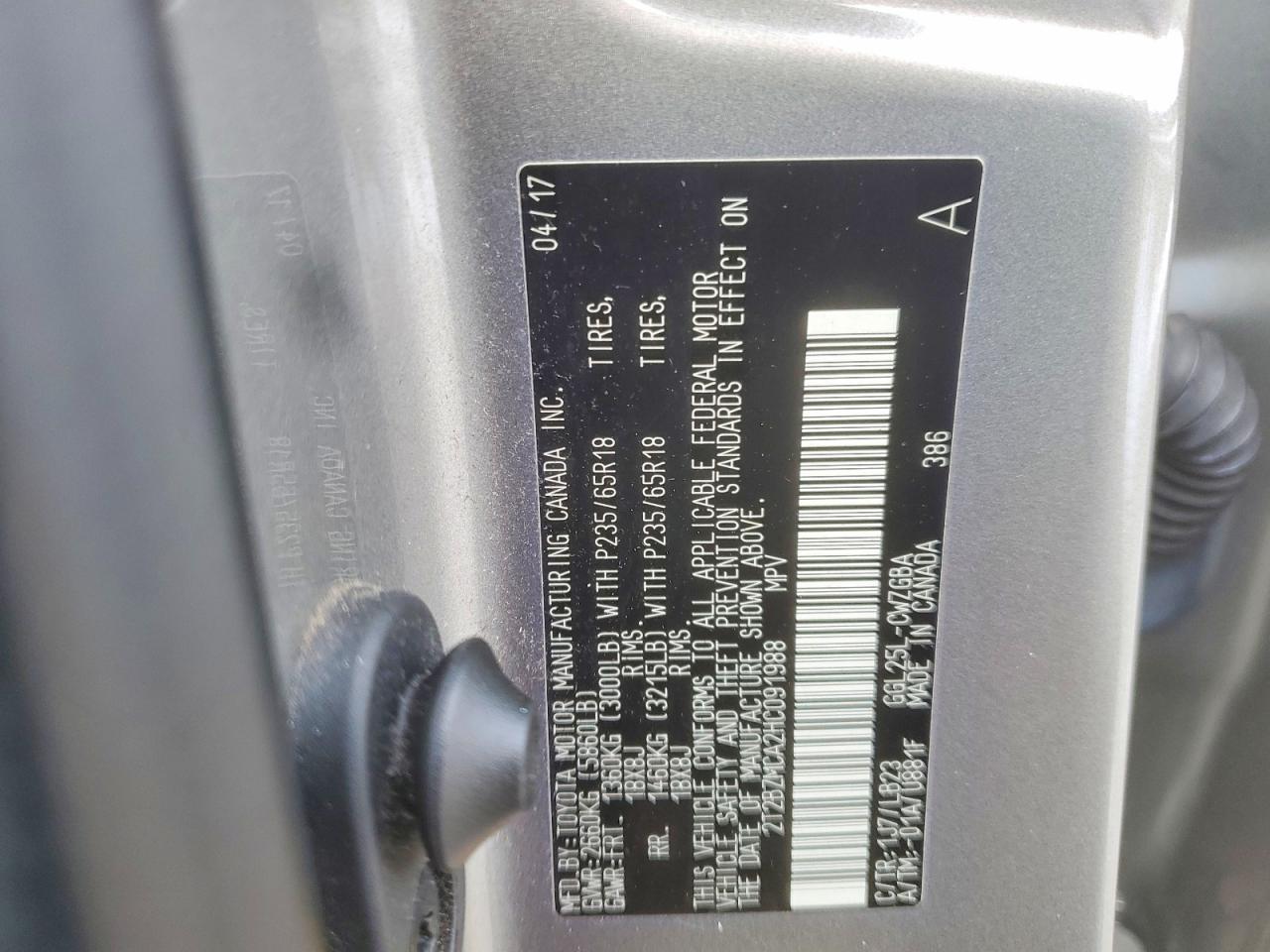 2017 LEXUS RX 350 BASE photo 25