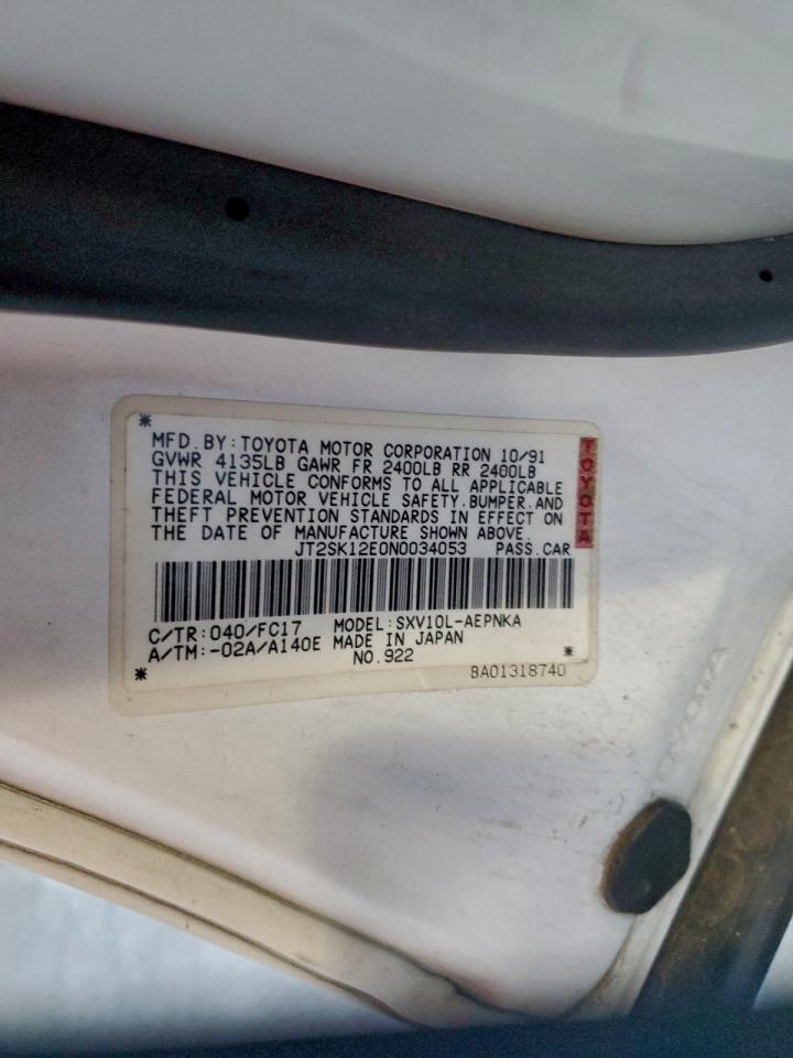 1992 TOYOTA CAMRY LE photo 12