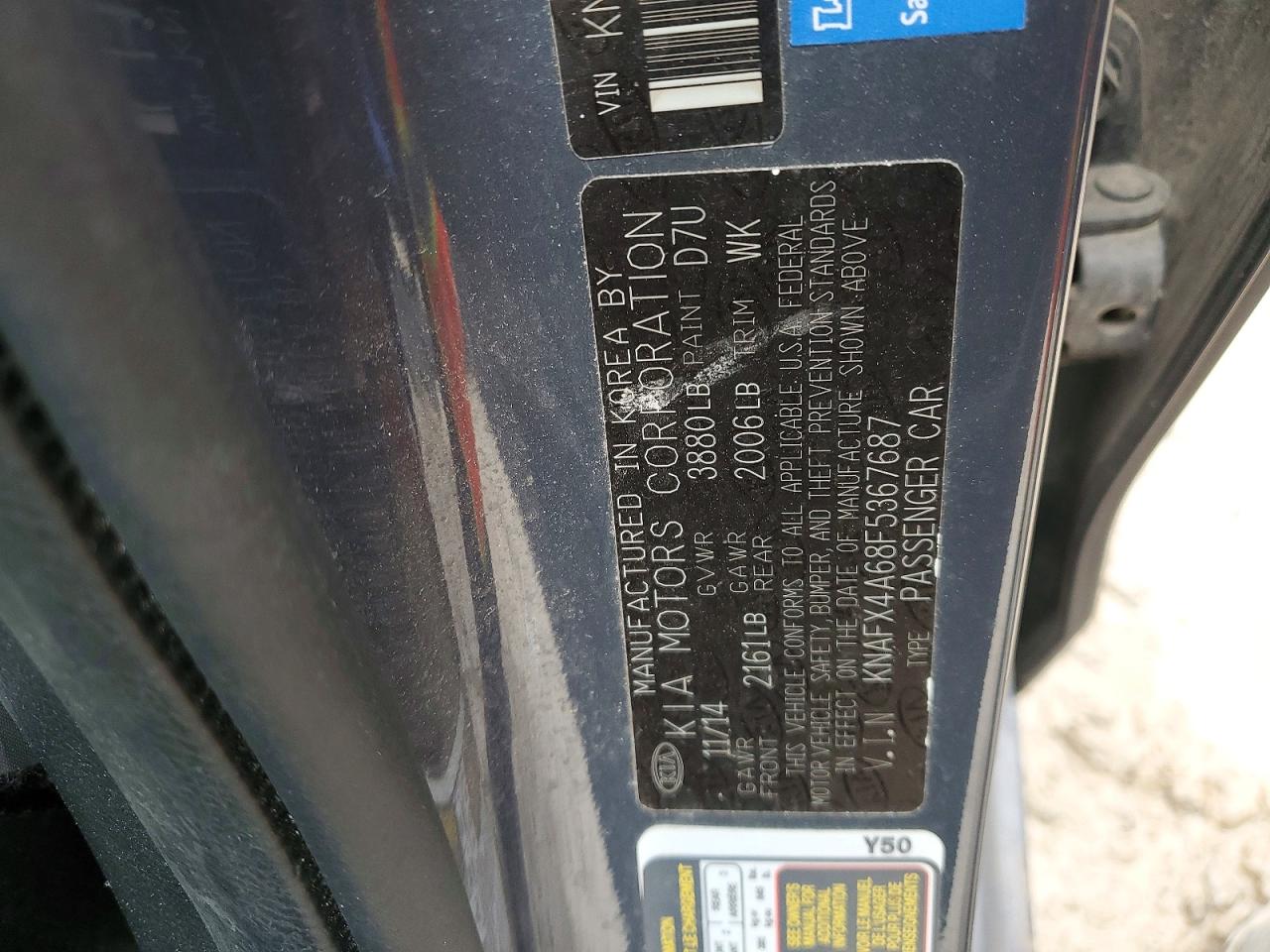 2015 KIA FORTE LX photo 12