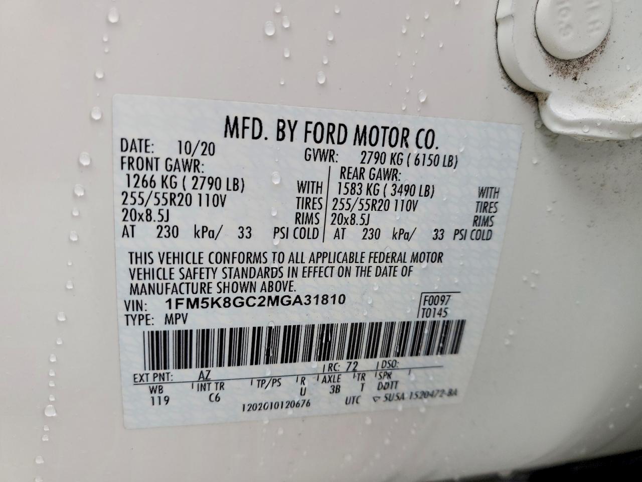 2021 FORD EXPLORER ST photo 13
