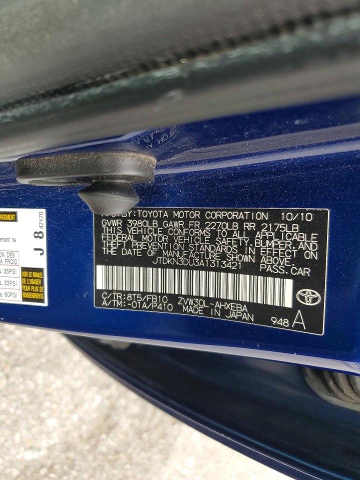 2010 TOYOTA PRIUS photo 12