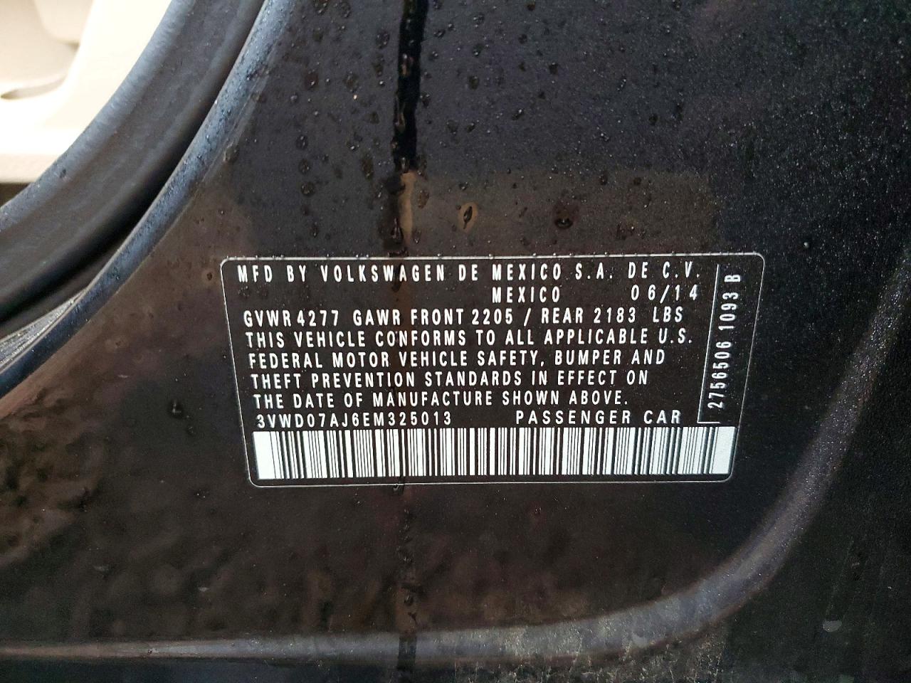2014 VOLKSWAGEN JETTA SE photo 12