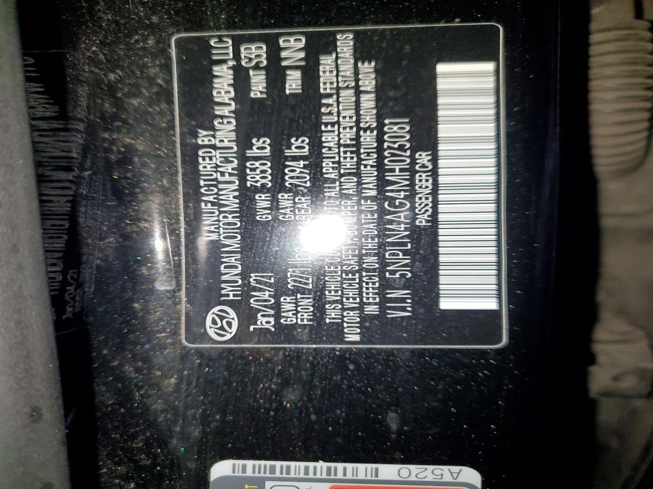 2021 HYUNDAI ELANTRA SEL photo 12