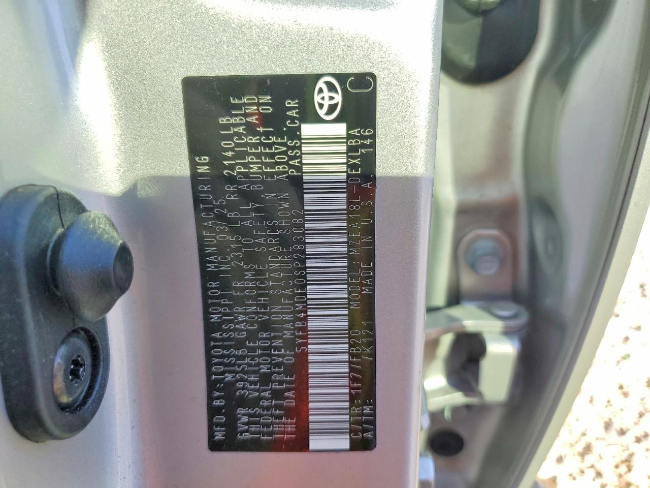 2025 TOYOTA COROLLA LE photo 23