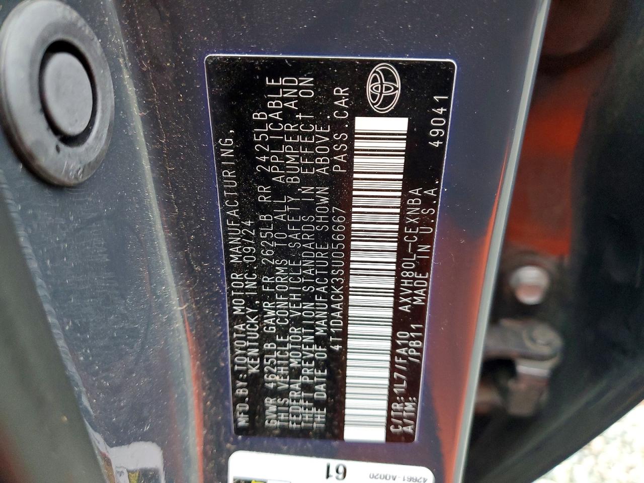 2025 TOYOTA CAMRY XSE photo 23