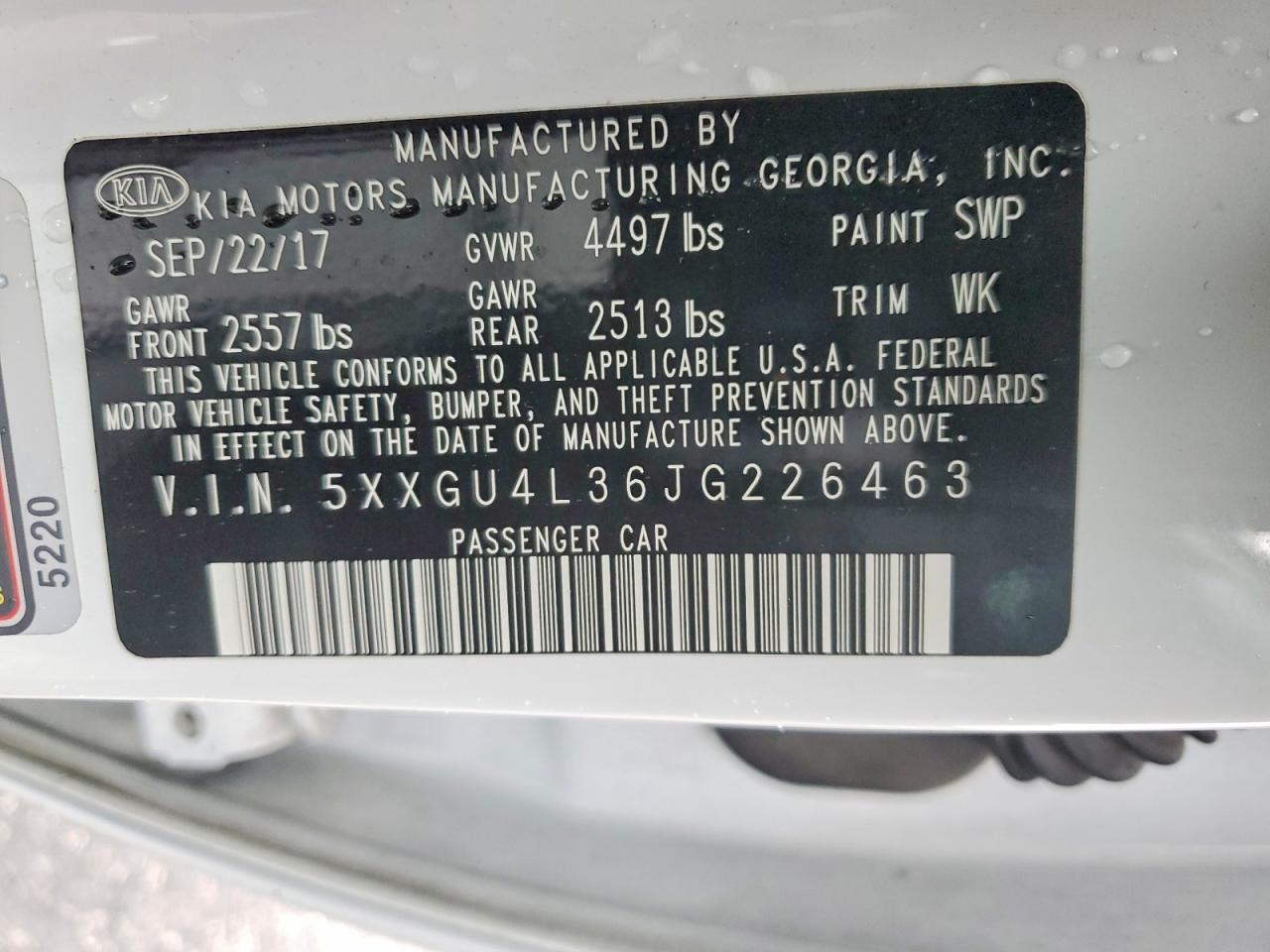 2018 KIA OPTIMA EX photo 12